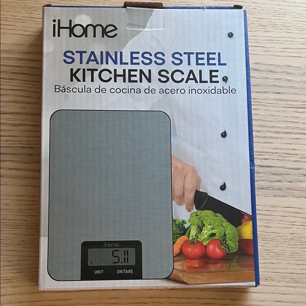iHome Stainless Steel Kitchen Scale